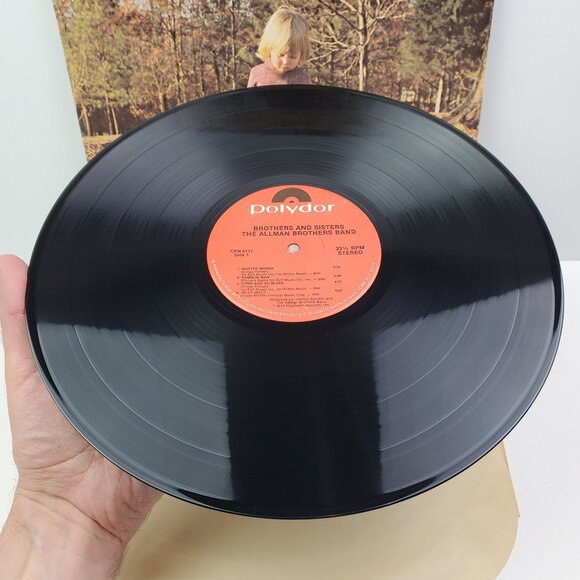 Allman Brothers Band Vinyl Record Brothers Sisters LP CPN 0111 Keel Pressing NM+ - Picture 3 of 10